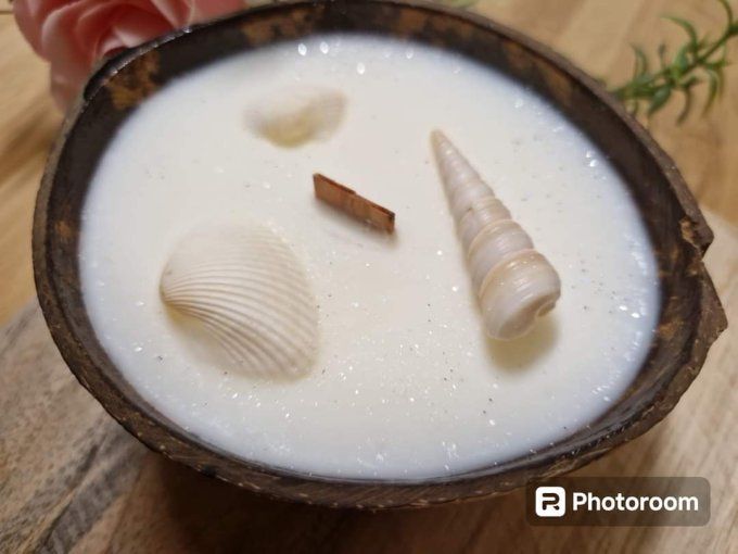 Bougie COCO et COQUILLAGES