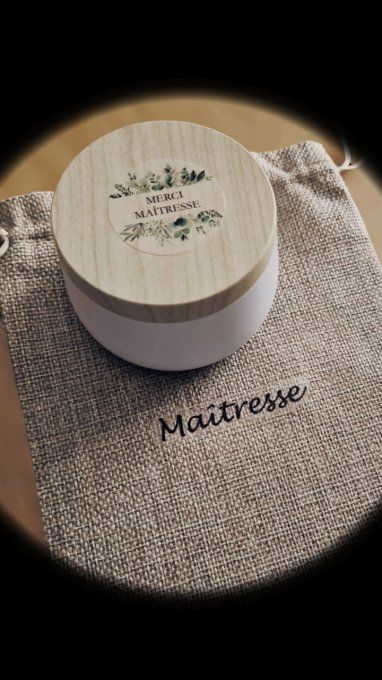 Bougie Personnalisée Maîtresse/Maître 